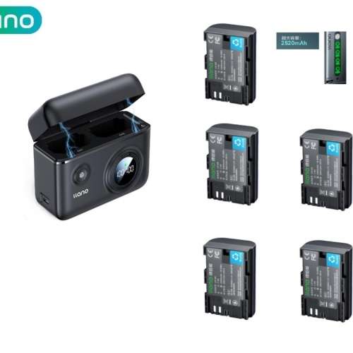 LLANO Canon LP-E6NH USB-C Rechargeable Lithium-Ion Battery Pack