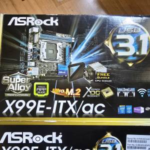 ASRock X99E-ITX/ac + Intel Core i7-6950X + Kingston DDR4-3200 32GB (16GBx2)