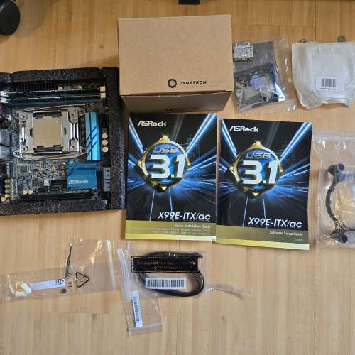 ASRock X99E-ITX/ac + Intel Core i7-6950X + Kingston DDR4-3200 32GB (16GBx2)