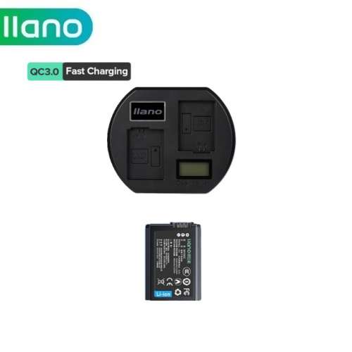 LLANO SONY NP-FW50 Rechargeable Lithium-ion Battery 代用鋰電池連顯電量快充充電機