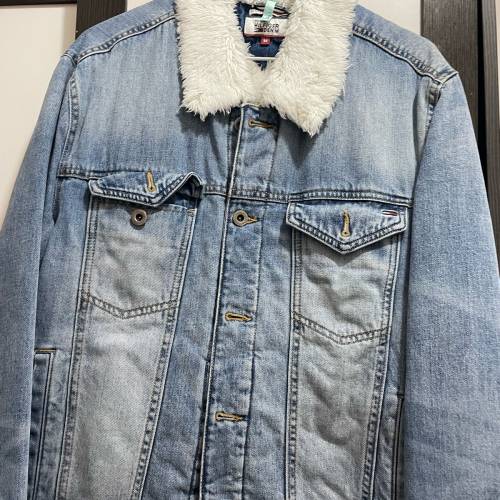 tommy hilfiger牛仔厚外套 中碼