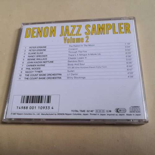 DENON JAZZ SAMPLER VOLUME 2 日本版