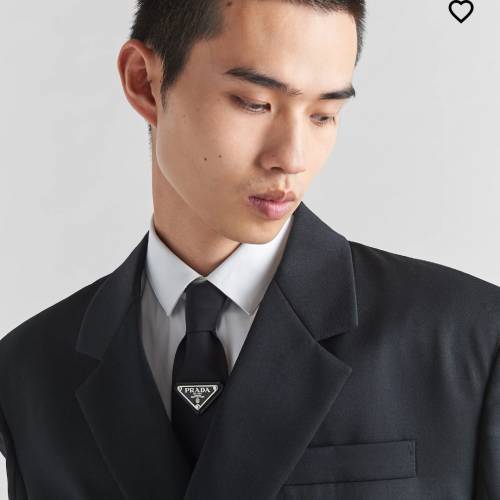 Prada 黑色領帶