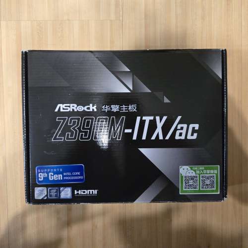 ASRock Z390M-ITX/ac + Intel Core i7-8700T ES (QN8J) + GSkill DDR4-2400 32GB