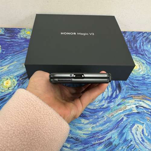 (最薄最輕摺機）全新質素港行/Honor Magic V3 12+512GB/黑色/全套/有原廠保養/唯一...