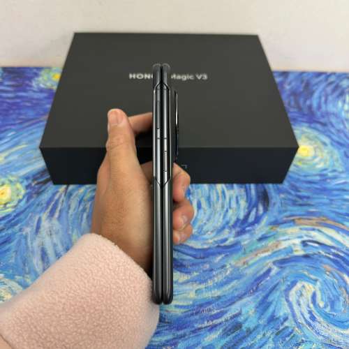 (最薄最輕摺機）全新質素港行/Honor Magic V3 12+512GB/黑色/全套/有原廠保養/唯一...