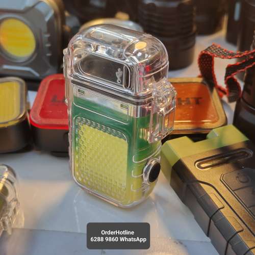 電弧打火機/隨身LED燈. Electric Arc Cigarette Lighter & LED Light, 2-in-1. Rec...