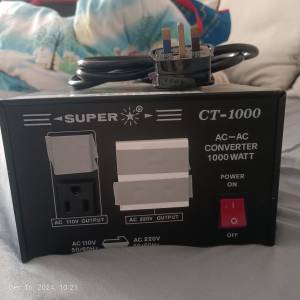 SUPER CT-1000 1000W 變壓器 Transformer  220V to 110V 變壓  新凈少用的