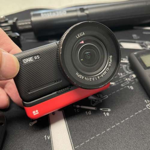 Insta 360 ONE RS 一寸Leica鏡頭 +全景鏡頭 全能套装