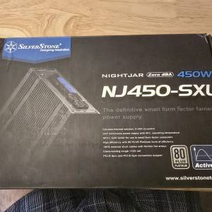 Silverstone NJ450 SFX-L 450w 80plus 白金 無風扇火牛