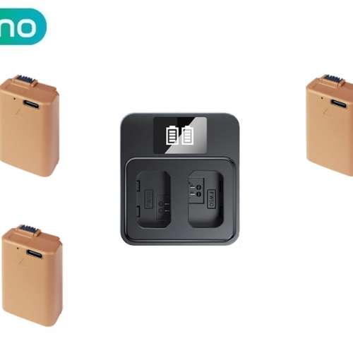 LLANO SONY NP-FW50 USB-C Charging Lithium-Ion Battery With Dual USB-C Charger