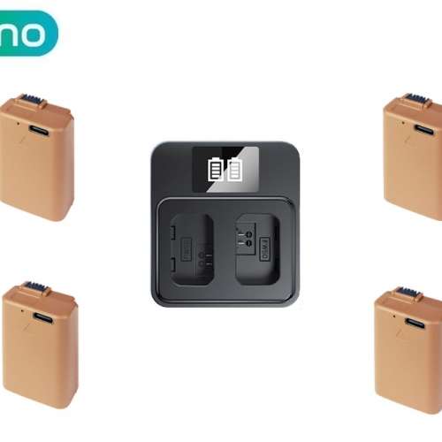 LLANO SONY NP-FW50 USB-C Charging Lithium-Ion Battery With Dual USB-C Charger