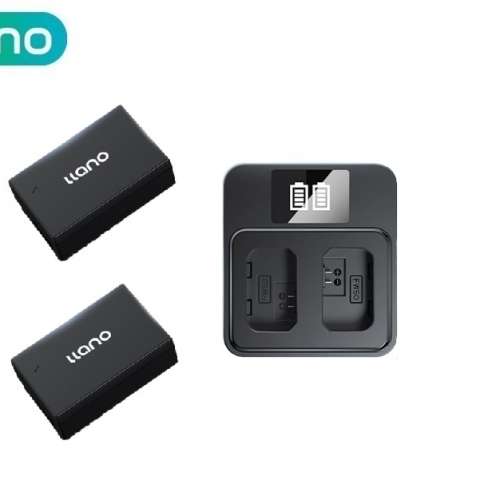 LLANO LP-E17 Lithium-Ion Battery Pack With LCD Display Dual USB-C Charger 代用...