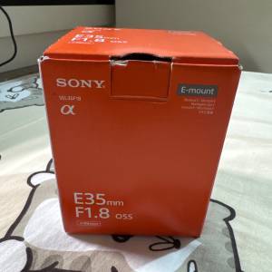 Sony E mount APSC E35mm F1.8 OSS
