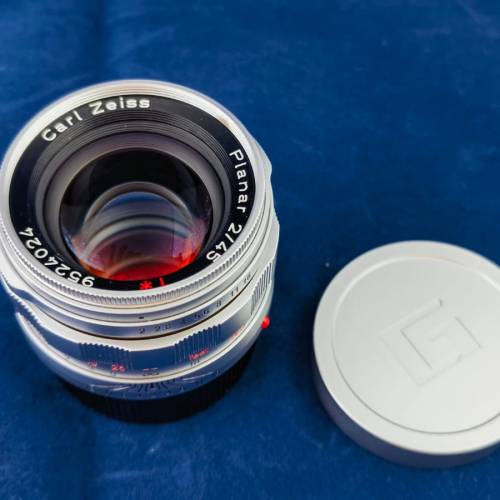 Contax Carl Zeiss G45MM F2  Leica M mount silver