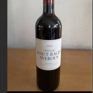 法國2006 靚次伯 Chateau Haut-Bages Averous 紅酒