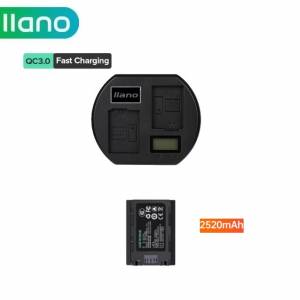 LLANO SONY NP-FZ100 Lithium-Ion Battery Pack With LCD Display Dual USB-C QC3.0