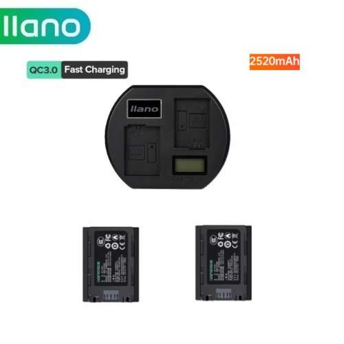 LLANO SONY NP-FZ100 Lithium-Ion Battery Pack With LCD Display Dual USB-C QC3.0