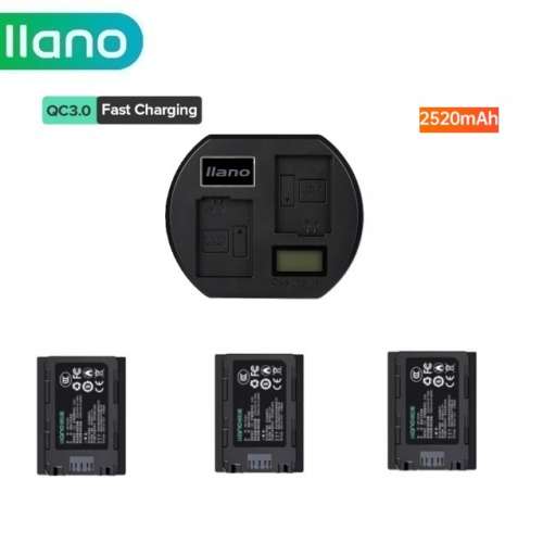 LLANO SONY NP-FZ100 Lithium-Ion Battery Pack With LCD Display Dual USB-C QC3.0