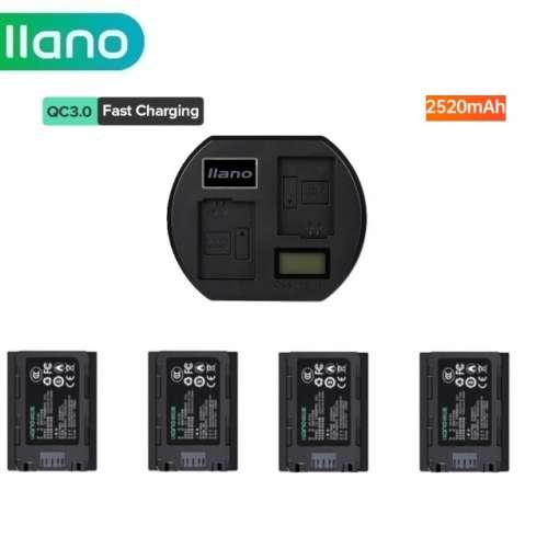 LLANO SONY NP-FZ100 Lithium-Ion Battery Pack With LCD Display Dual USB-C QC3.0
