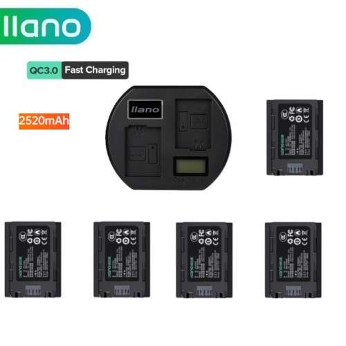 LLANO SONY NP-FZ100 Lithium-Ion Battery Pack With LCD Display Dual USB-C QC3.0