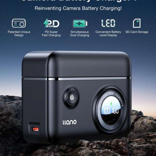 LLANO SONY NP-FZ100 Fully Decoded Lithium-Ion Battery Pack With 18W Charger