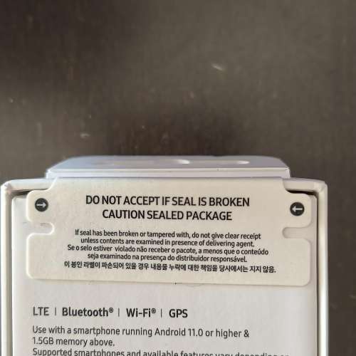 全新未開封 香港行貨 Samsung Galaxy Watch7 40mm LTE 奶白色 (一年保養)