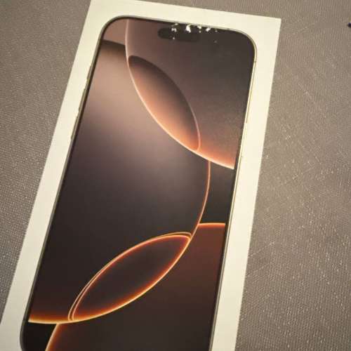 全新未使用iPhone 16 Pro Max 256 沙漠金