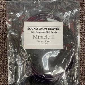 Sound from Heaven Miracle II 2.5M 喇叭線