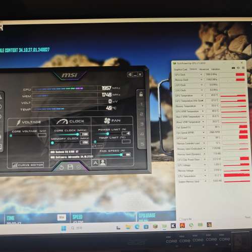 華碩ROG猛禽rx5700xt 8g 已更換導熱，性能可達rtx3060  已跑3dmark 20遍，近我地點...