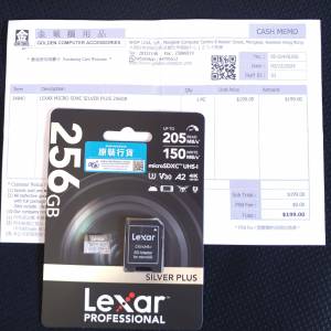 Lexar micro SD card 256GB