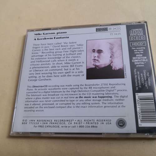 RR - MIKE GARSON piano solo HDCD 美版