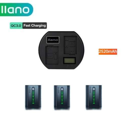 LLANO SONY NP-FZ100 Lithium-Ion Battery Pack With LCD Display Dual Charger