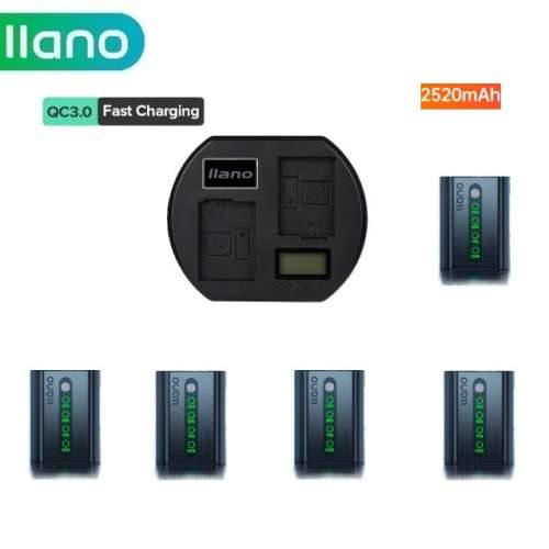 LLANO SONY NP-FZ100 Lithium-Ion Battery Pack With LCD Display Dual Charger