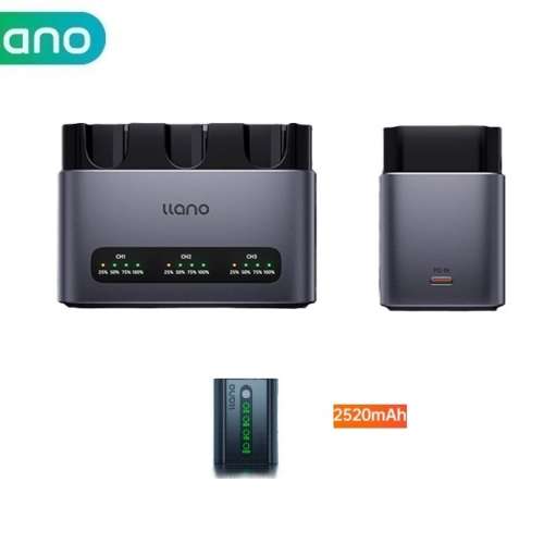 LLANO SONY NP-FZ100 Rechargeable Lithium-ion Battery With Three-Bay PD/QC30W