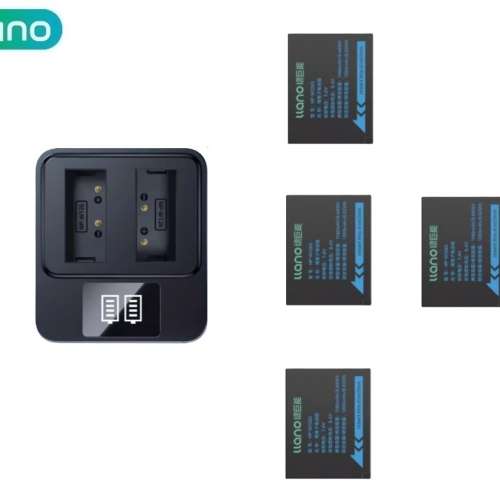 LLANO FujiFilm NP-126S / NP-W126 Lithium-Ion Battery Pack With LCD Charger