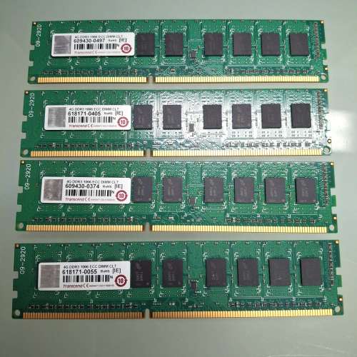Transcend 4G DDR3 1066 ECC DIMM CL7