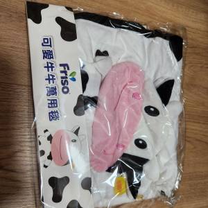 全新美素佳兒可愛牛牛萬用毯