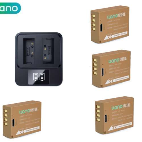 LLANO FujiFilm NP-126S / NP-W126 USB-C Rechargeable Lithium-ion Battery