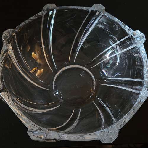 水晶生果盤 (九成半新一套兩個)