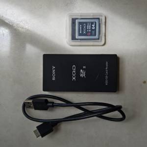 Sony XQD 64GB跟讀卡器