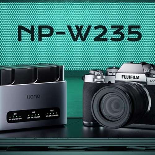 LLANO FujiFilm NP-W235 Rechargeable Lithium-ion Battery With Three-Bay PD/QC30W