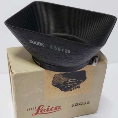 Leica Summaron 28mm f5.6 SOOBK 頭遮光罩