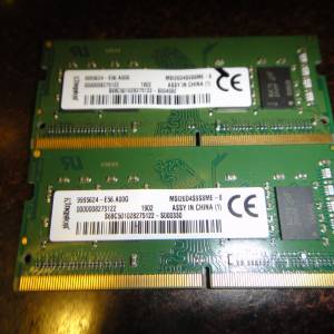 Kingston DDR4 2666 8Gx2 16GB Notebook Ram