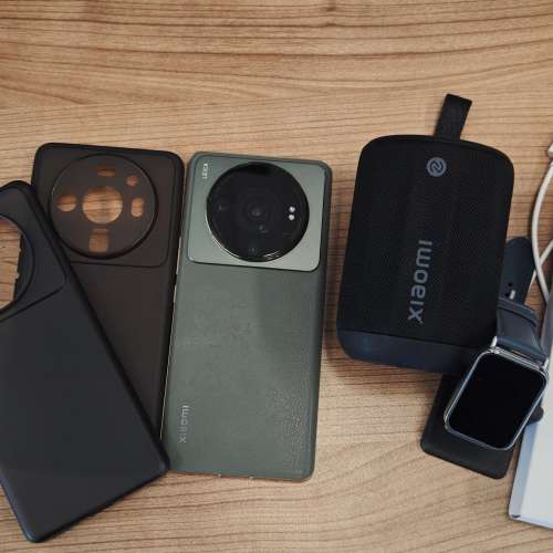 85%新 小米12s Ultra 12+256GB 綠色 水貨雙卡 12sUltra 送小米手環8 Pro及藍芽喇叭...