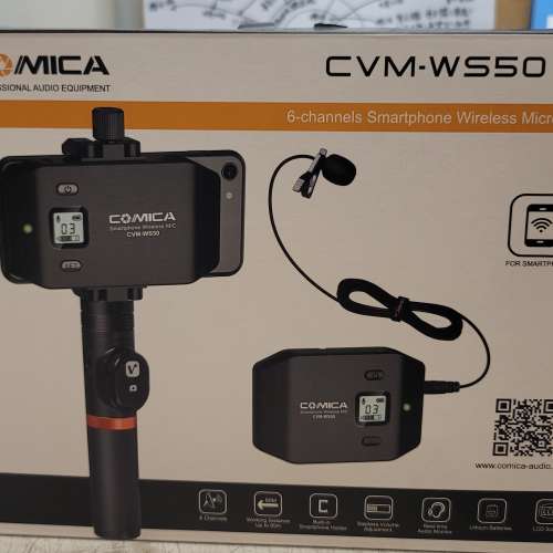 COMICA CVM-WS50無線Mic 全新專業型領夾咪 - 二手或全新單鏡反光機, 攝影產品 - DCFever.com