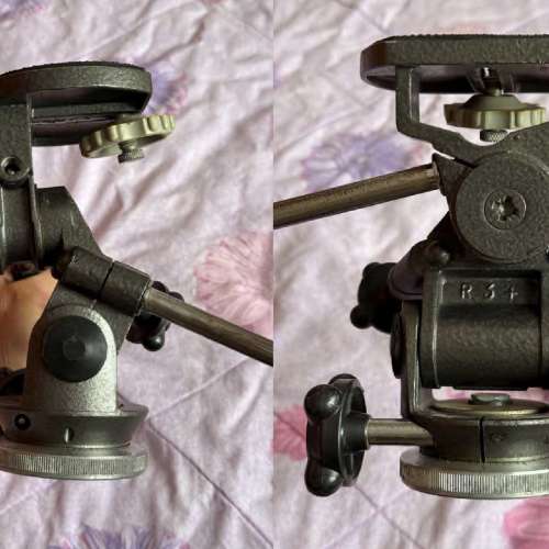 90%New 法國Gitzo R3 + three way tripod head三腳架頭