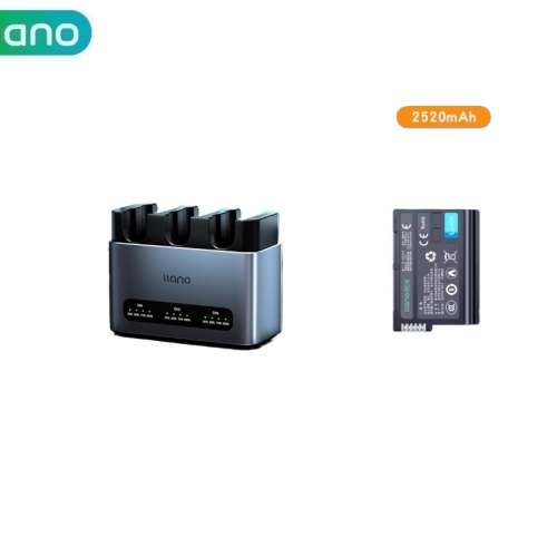 LLANO N-EL15c Rechargeable Lithium-ion Battery With Three-Bay Battery Charger