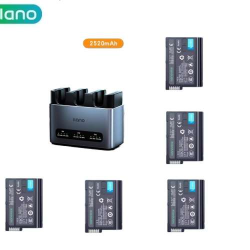 LLANO N-EL15c Rechargeable Lithium-ion Battery With Three-Bay Battery Charger