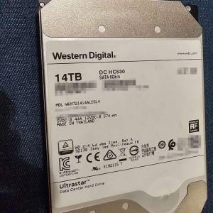 [100%正常全綠🟩/有RMA]WD 14TB 企業硬碟 HDD(NAS,Synology,Qnap,Toshiba,12TB,16T...